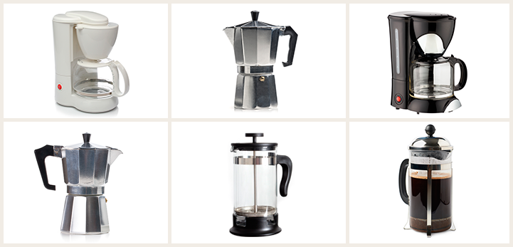 Tipos de cafetera Café La Bastilla